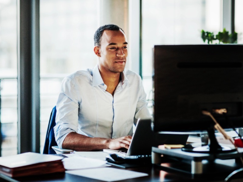 employee working