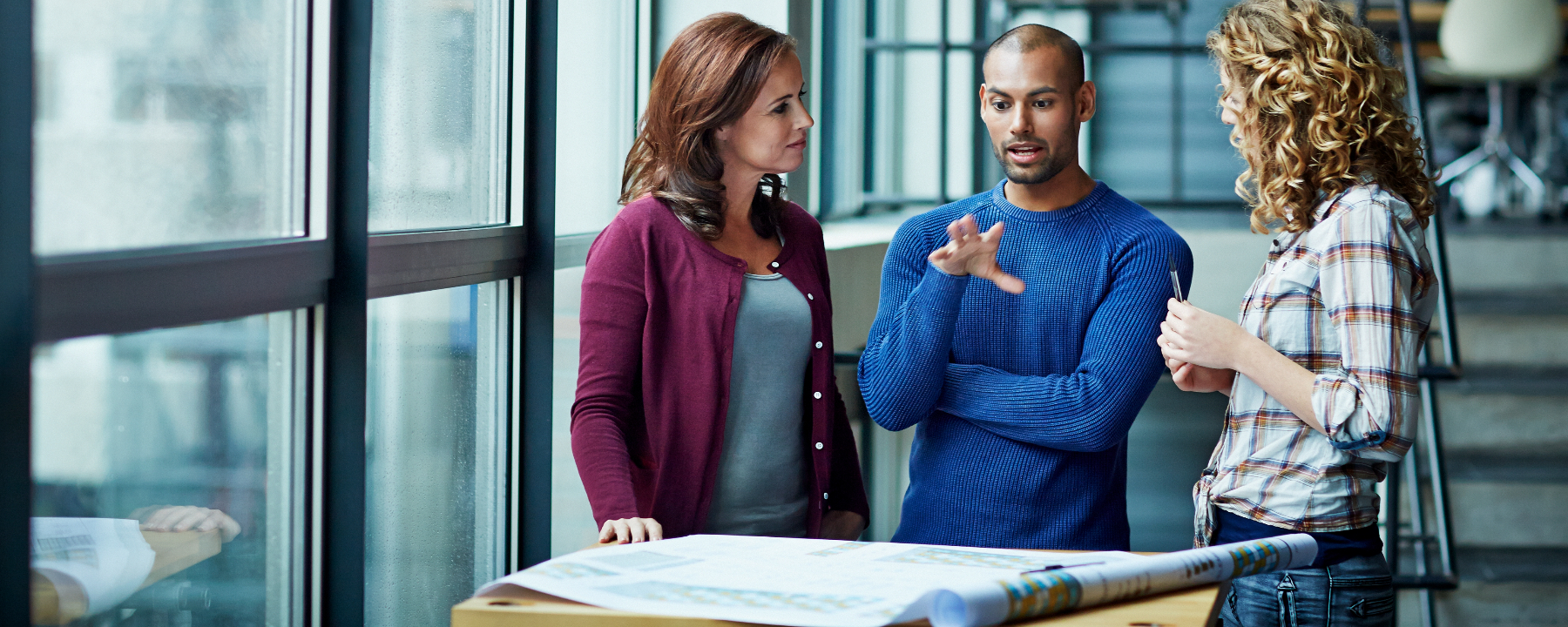 Office people talking GettyImages-481292737