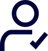 person blue icon