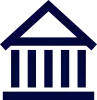 Government blue icon