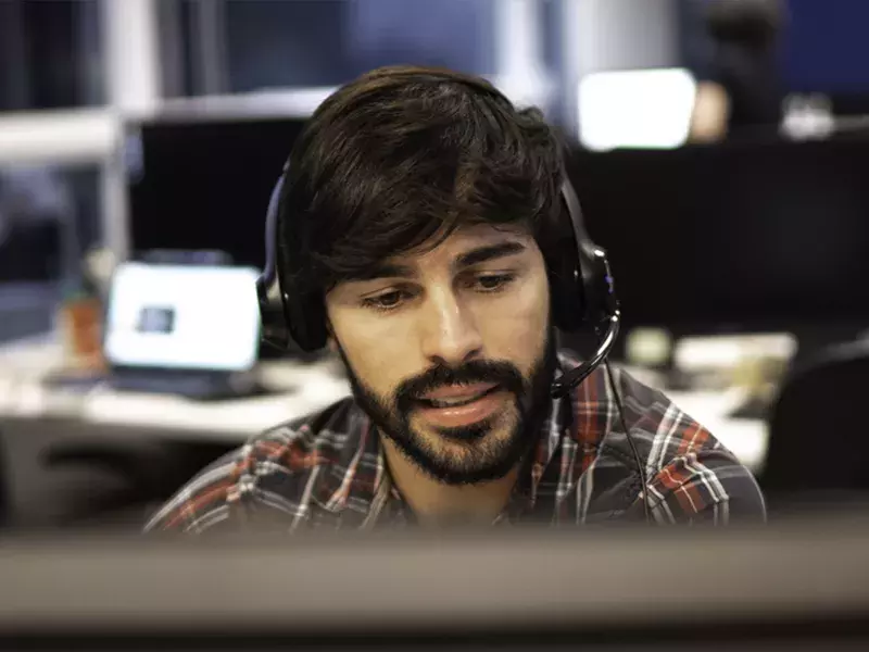 Call center representative