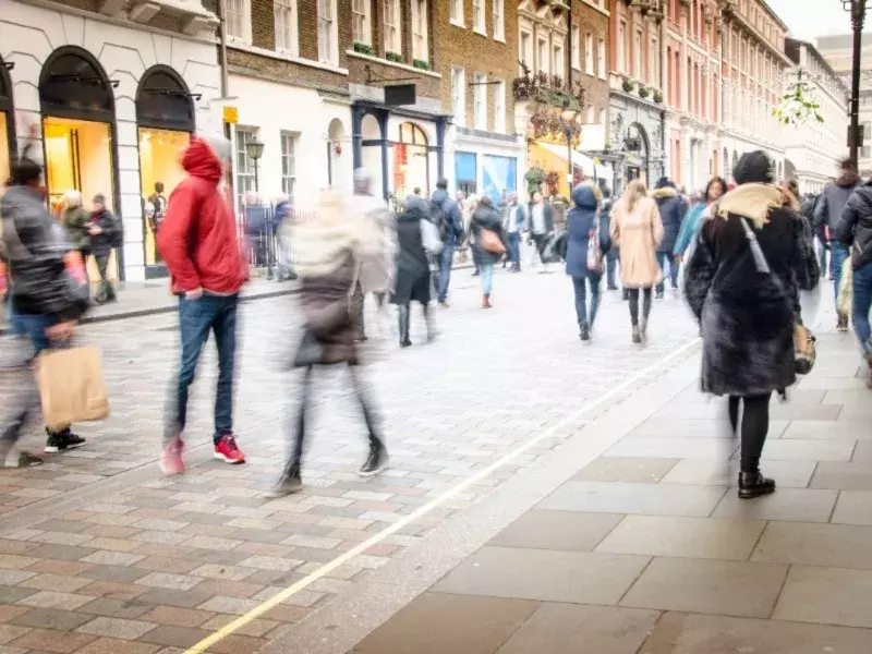 People walking on the street