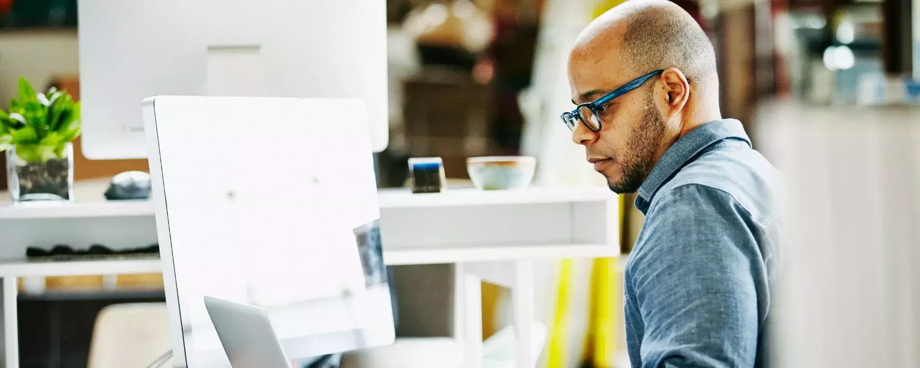 business owner in office